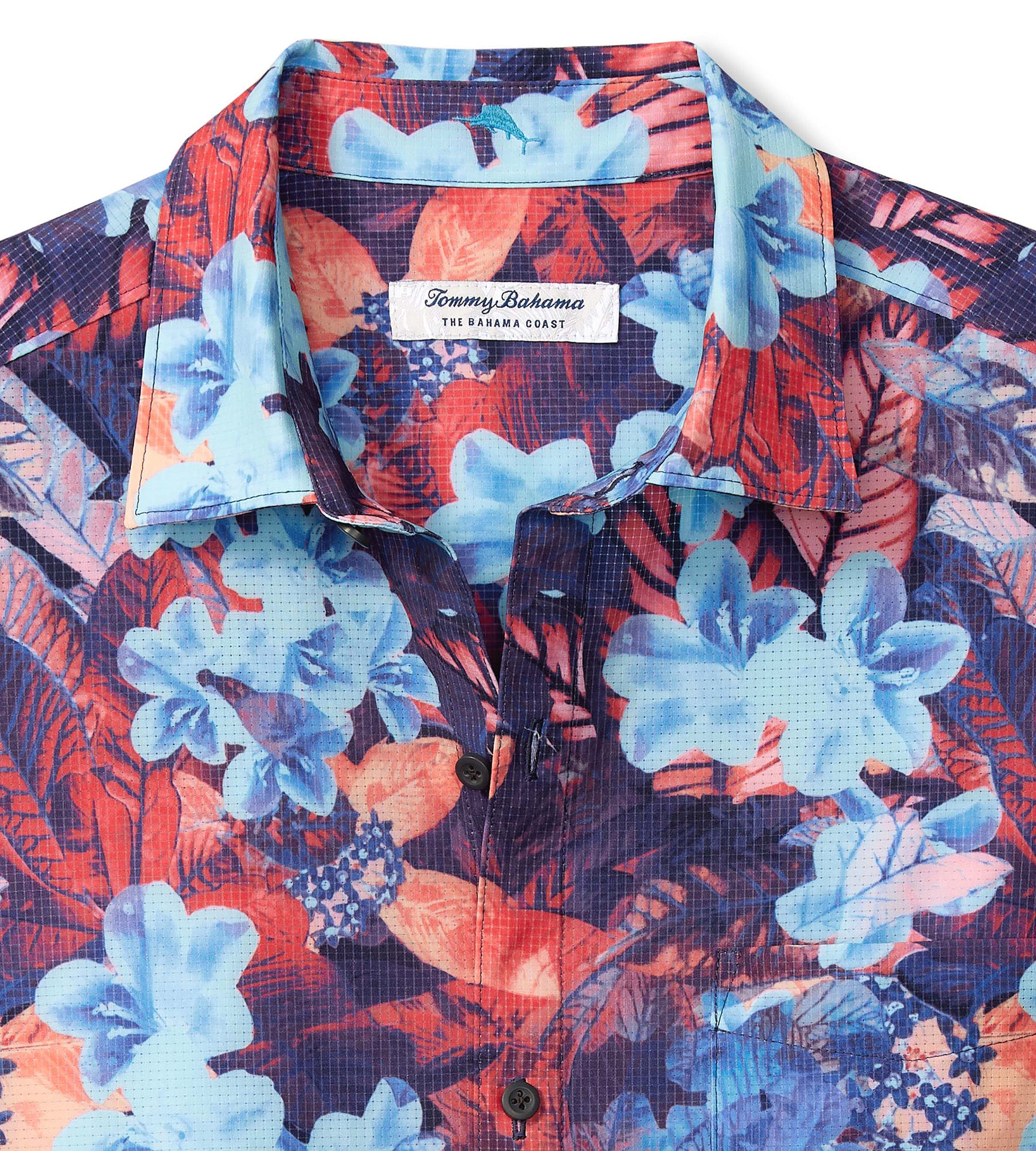 Cleveland Indians Tommy Bahama Fuego Floral Short Sleeve Button-Up