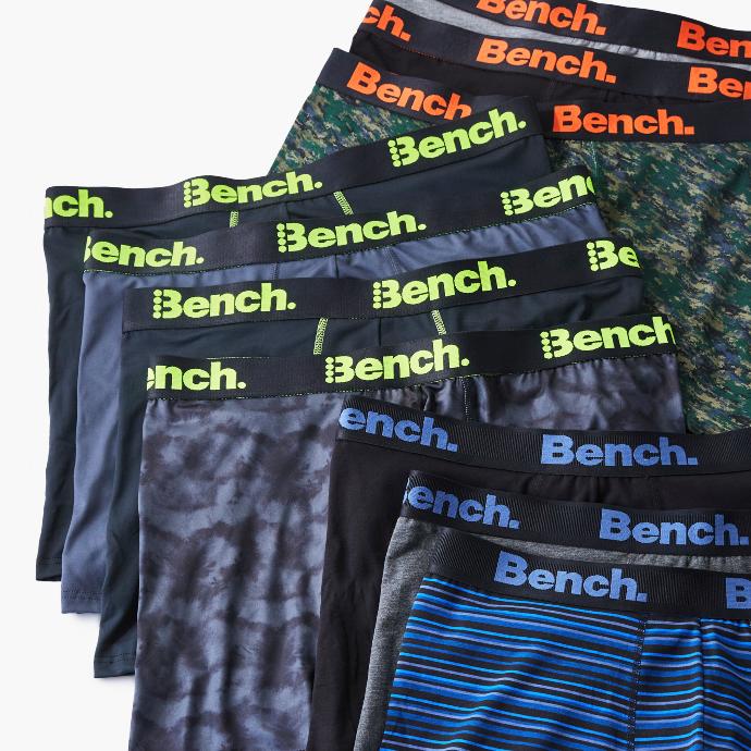 Shop men's underwear from high-quality brands like Bench at George Richards Big & Tall Menswear, Canada. Available in-store and online.
