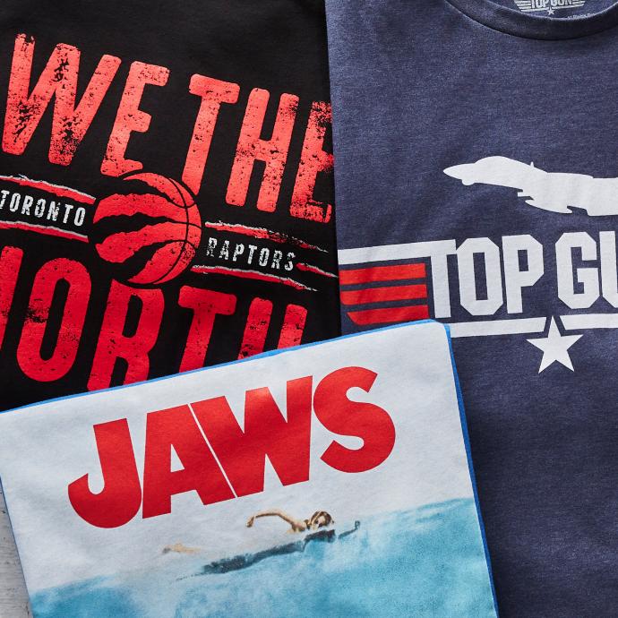 Shop Graphic Tees at George Richards Big & Tall Menswear, Canada. Available in-store and online.